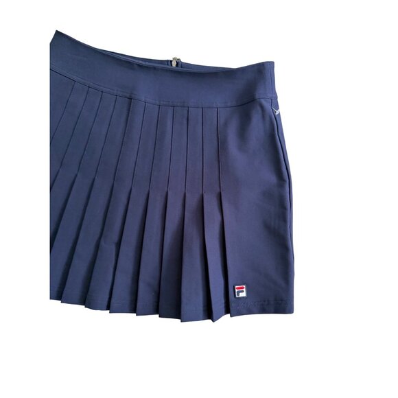 FILA Navy Blue Pleated Tennis Active Skirt Size M NEW NWOT - Picture 3 of 6